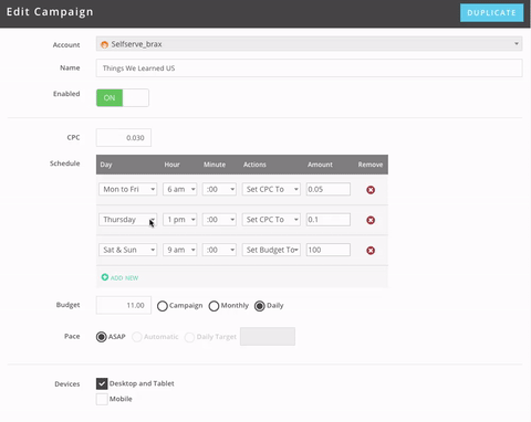 Re-use ads between campaigns Automate Bidding, Pausing, and Budget Adjustments