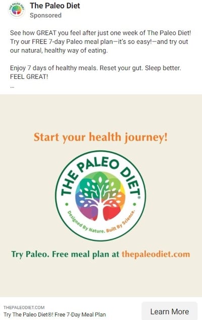 best instagram ads of 2021 paleo diet