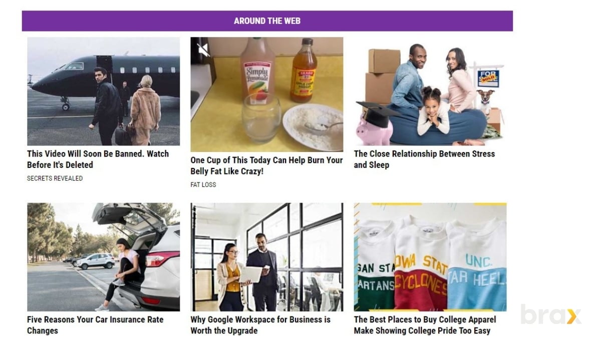 in-feed ads