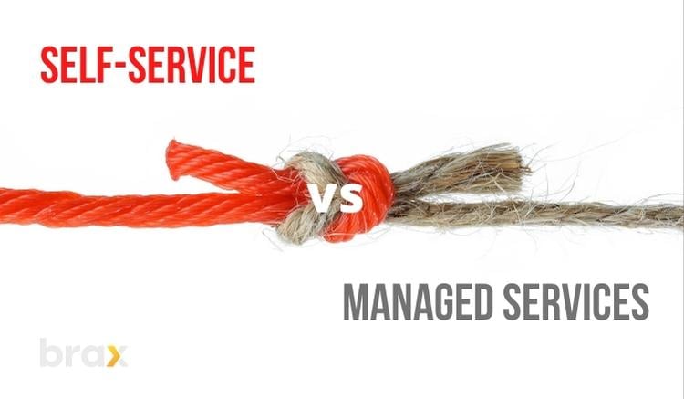 self service vs managed service