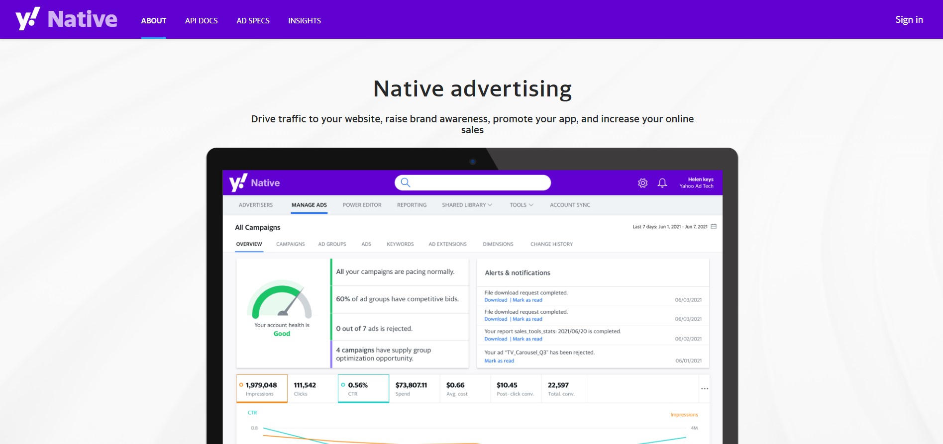 yahoo native